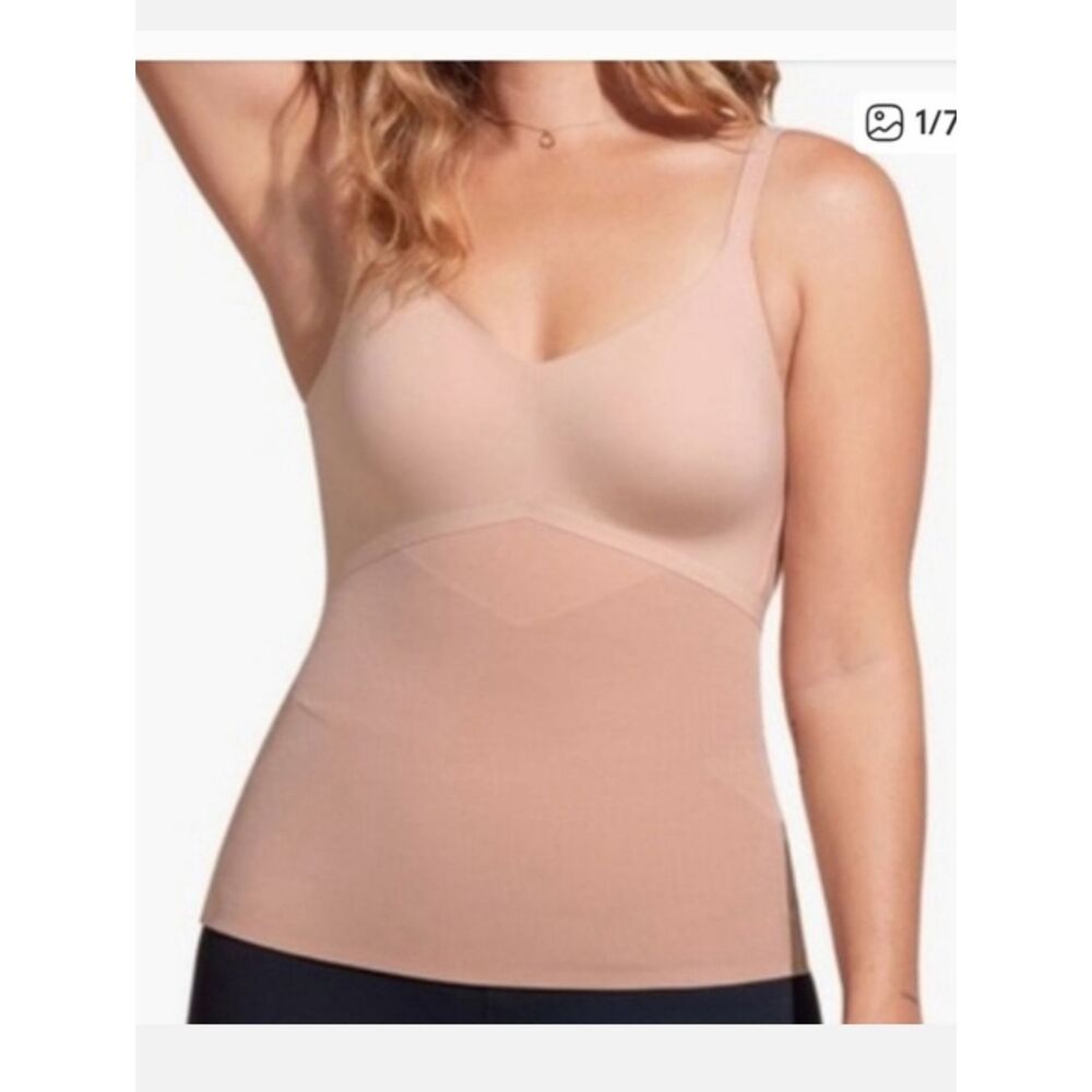 Honeylove Tan Liftwear Shapewear Tank Sz L